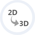 Convert 2D FLV to 3D