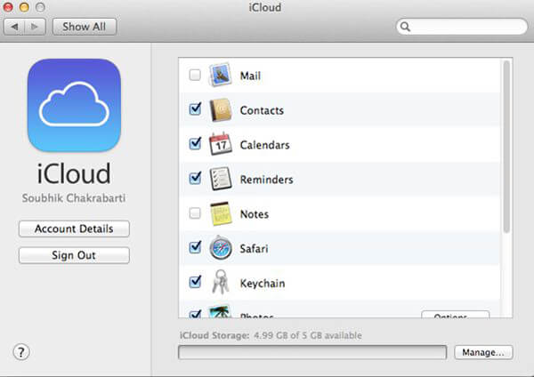 how to download backup from icloud to mac
