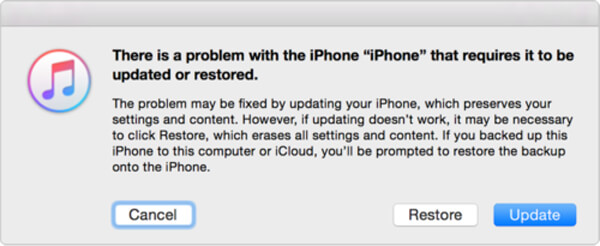 Get out of Recovery Mode iPhone with iTunes