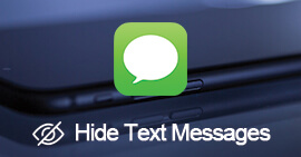 Hide Text Messages on iPhone/Galaxy Android