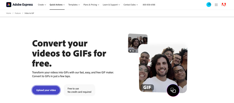 Adobe Express Video to GIF Maker