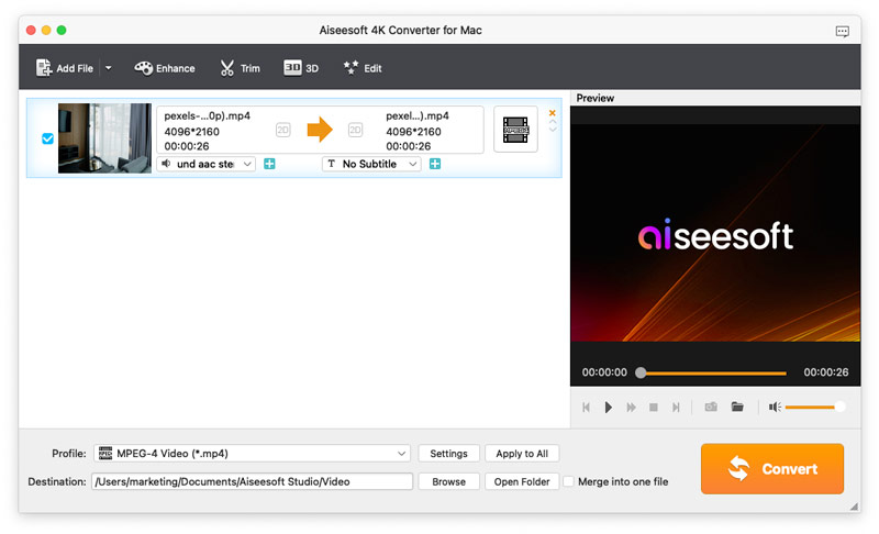 aiseesoft 4k converter for mac