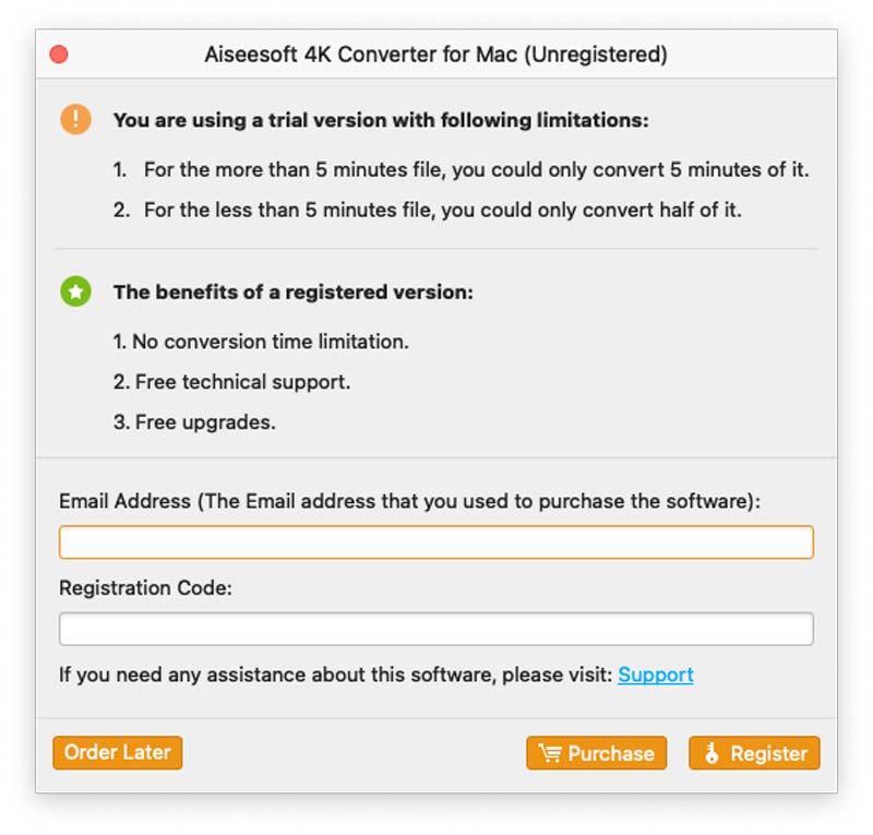 aiseesoft 4k converter for mac