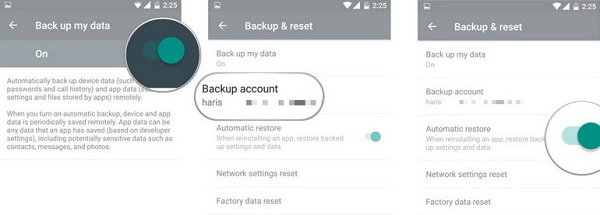 restore photos from google backup