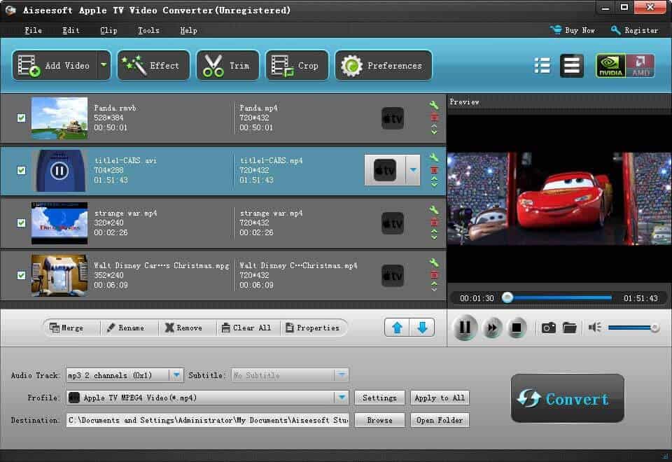 Aiseesoft Apple TV Video Converter software