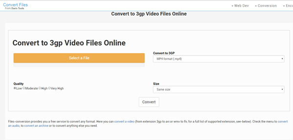free online video converter 3gp movies