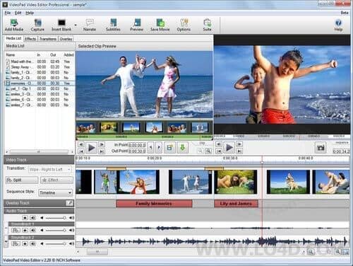 videopad video editor software