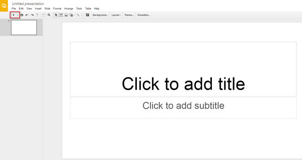 Create Blank Google Slides