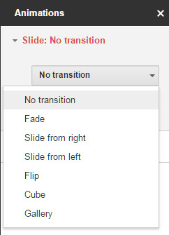 Google Slides Transition