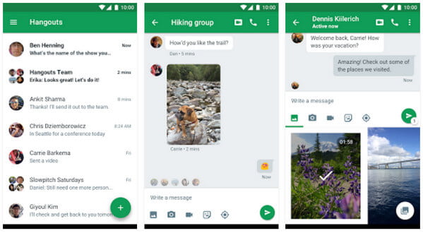 Google Hangouts Messenger App