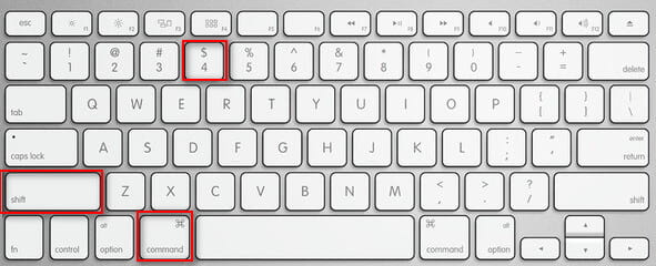 shortcut key for screenshot for mac