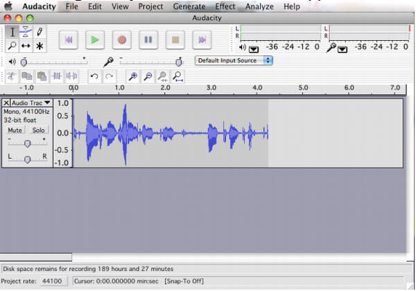 record audio from mac audactiy
