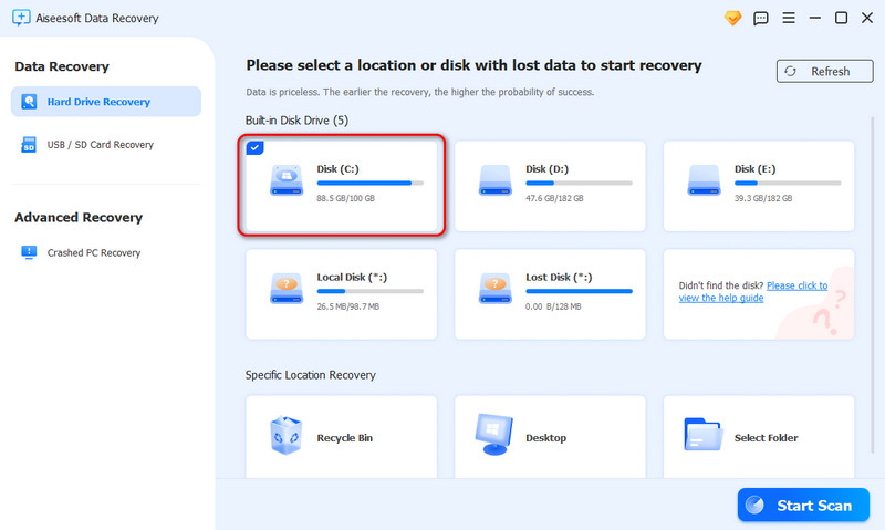 Select Data Type