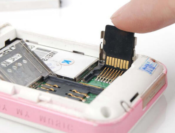 Fix SD card in the slot