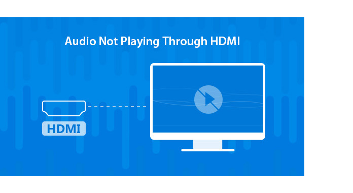 Sådan ordnes lyd, der afspilles HDMI