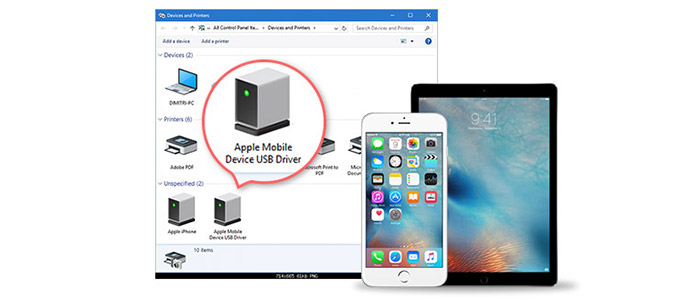 installer apple mobile device usb driver windows 10
