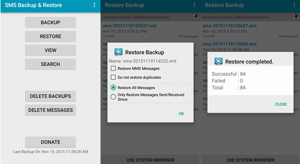 sms backup app for android free download