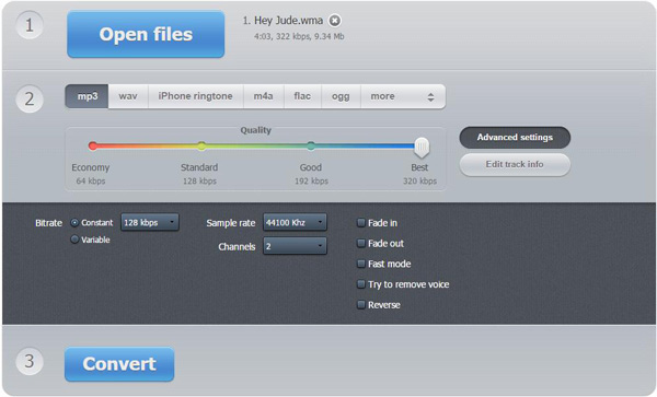 free mp3 to wma converter online