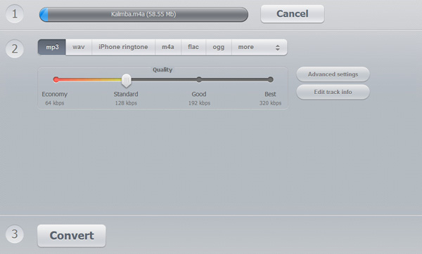 using itunes convert m4a to mp3