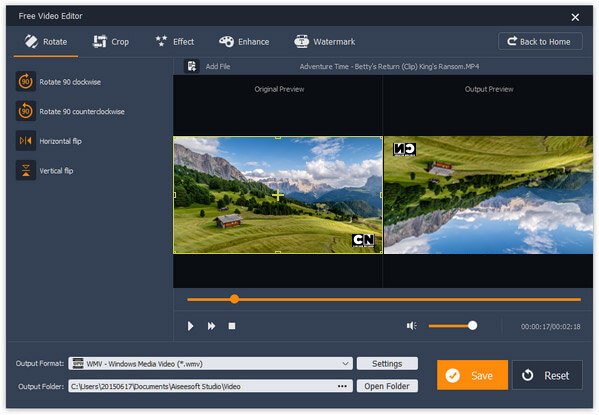 wax video editing software free download