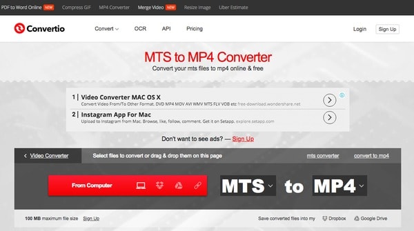 sony mts to mp4 converter