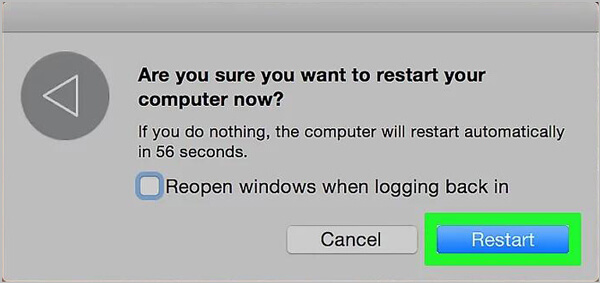macbook restart keyboard shortcut