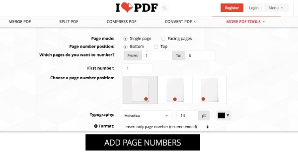 add page numbers on mac with pdfelement pro