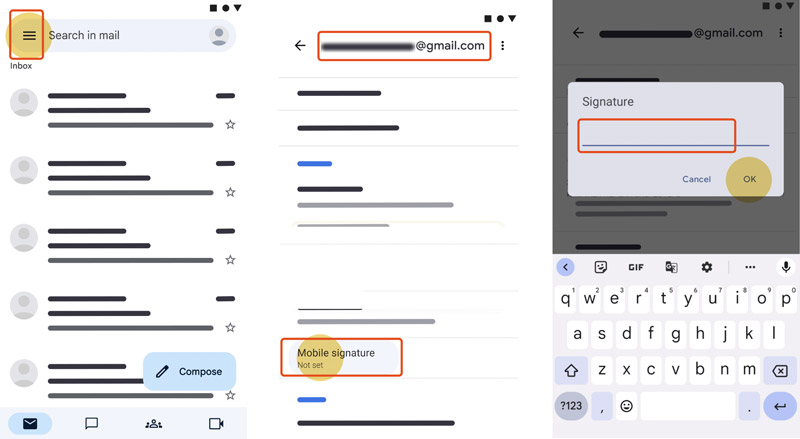 Add Signature In Gmail Android