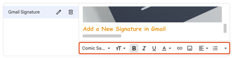 Create Add A New Signature In Gmail Web