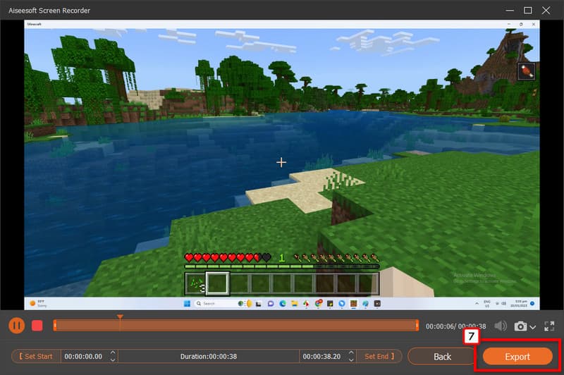 Save Recorded Minecraft Game
