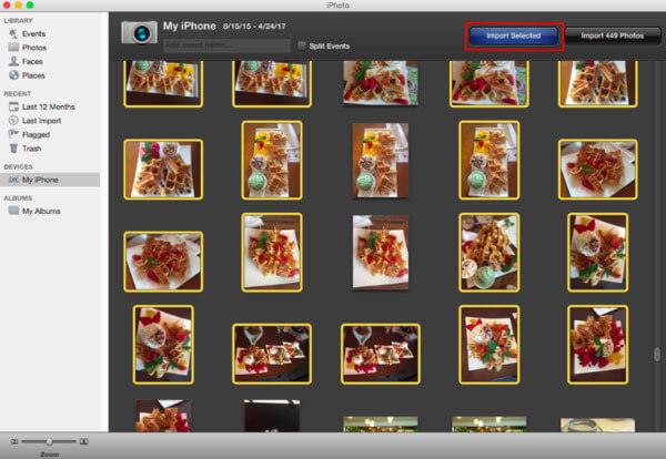 how to download photos from iphone to mac no iphoto