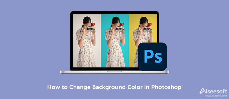 Change Background Color in Photoshop and Background Eraser