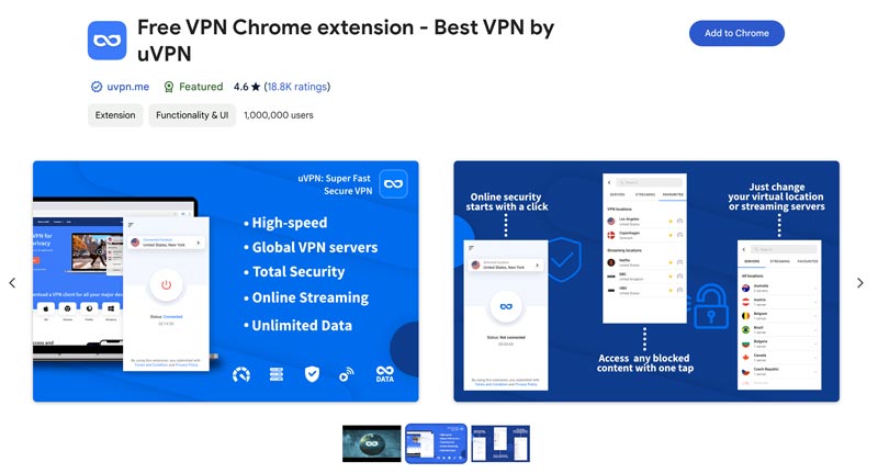 Free Vpn Chrome Extension Uvpn