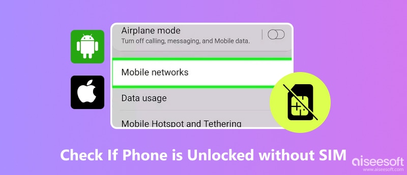 Check If Phone is Unlocked Without SIM