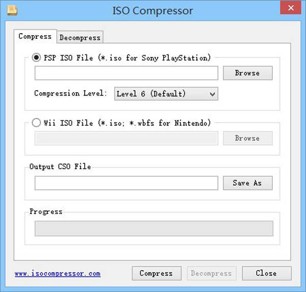 how to compress iso files