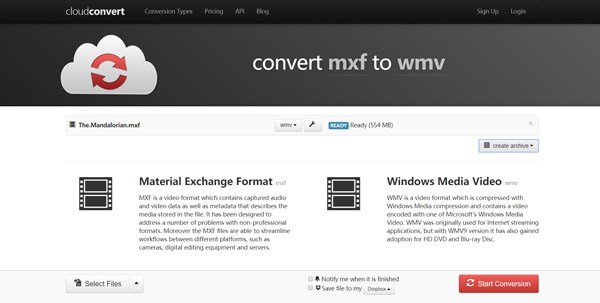 how to convert mxf files to quicktime