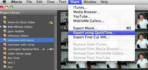 how to convert quicktime mov to mp4