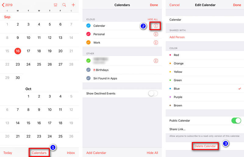 How to Delete Calendar on iPhone (iOS 17/16/15/14/13)