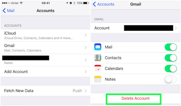 delete clean email account