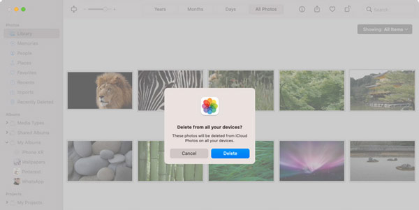 Delete All Photos on Mac