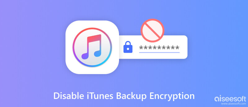 Disable iTunes Backup Encryption