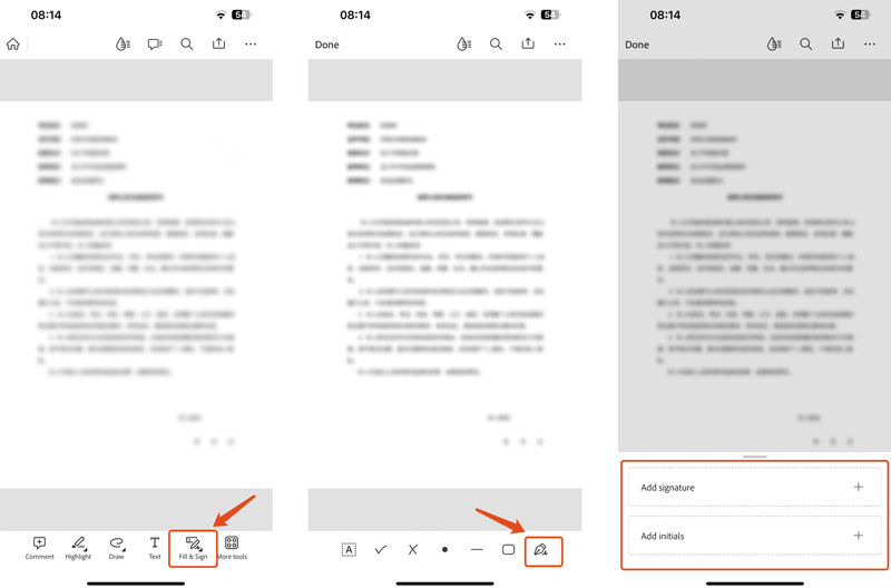 Electronically Sign A Pdf On Iphone Acrobat App