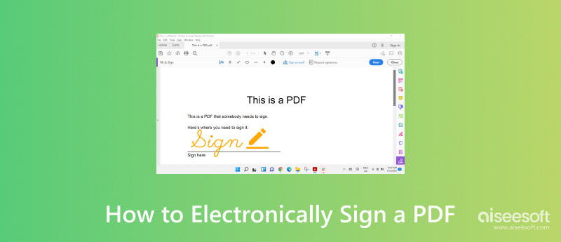 Electronically Sign A Pdf