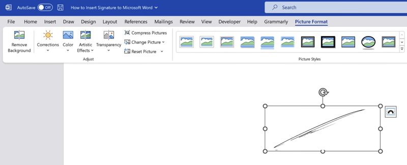 Insert A Digital Signature In Word