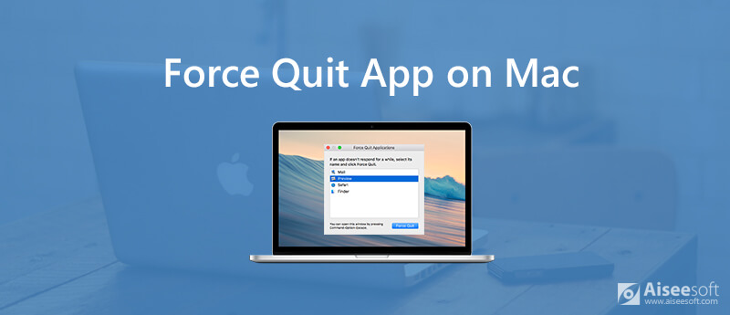 shortcut to force quit app on mac