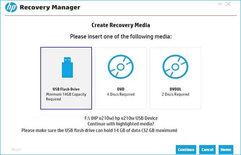 Create Hp Recovery Media Using Recovery Manager