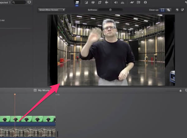 how to do green screen on imovie mac