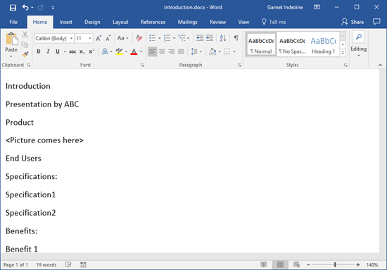 page in word for mac goes sideways