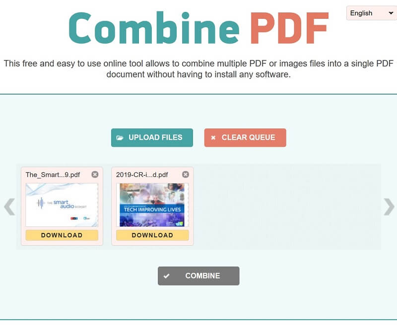 combine pdf free online