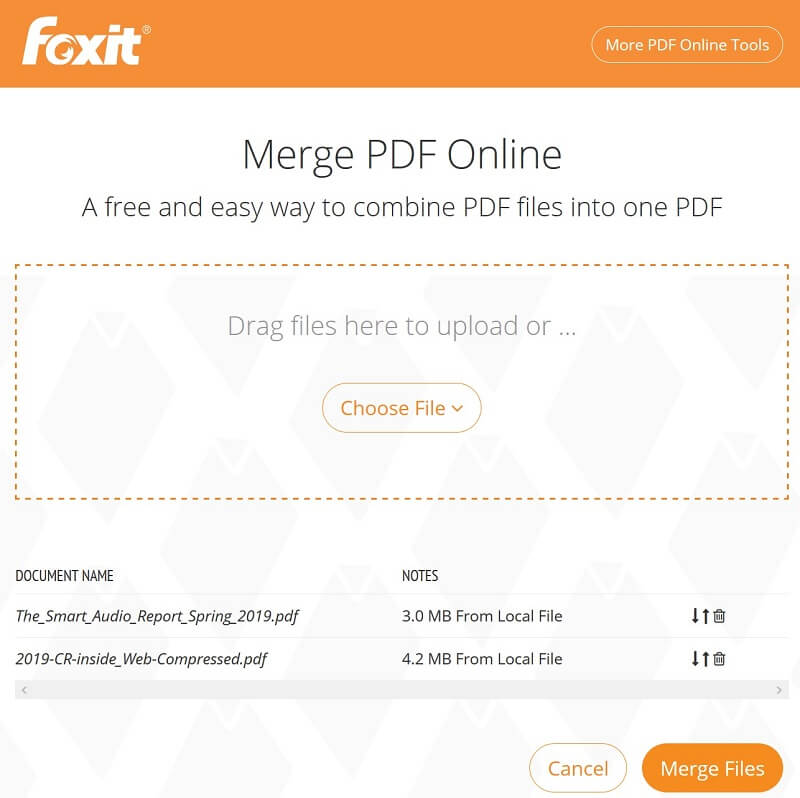 merge pdf files foxit